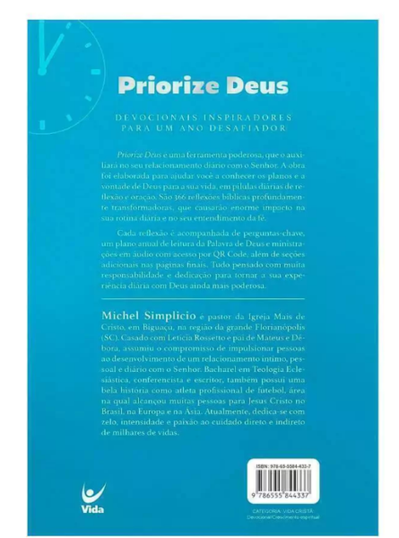 Priorize Deus - Devocionais Diários para 366 Dias || Michel Simplicio  - Image 2