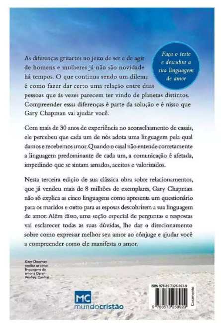 As cinco linguagens do amor - Casal || Gary Chapman - Image 2