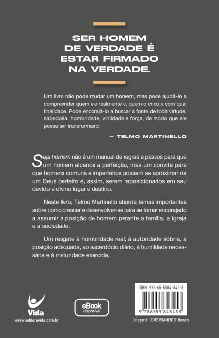 Seja Homem - Telmo Martinello - Image 2