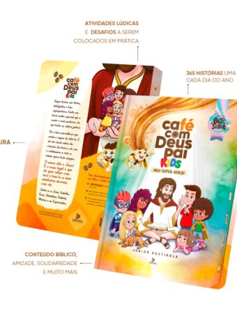 Café com Deus Pai Kids | Meu Super Heróis | 365 dias | Junior Rostirola