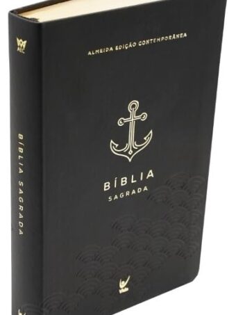 Bíblia AEC | Letra Grande | Capa Preta Âncora