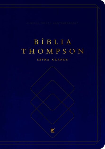 Bíblia Thompson | Letra Grande | Com Indice: Capa Luxo Azul