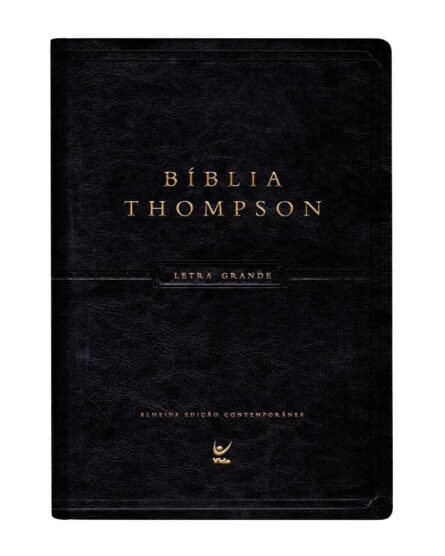 Bíblia Thompson | Letra Grande | Capa Luxo Preta