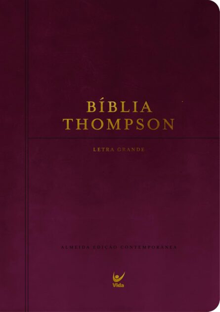 Bíblia Thompson | Letra Grande | Com Indice: Capa Luxo Vinho