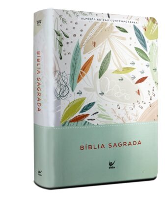 Biblia AEC Letra Gigante Verde Estampada